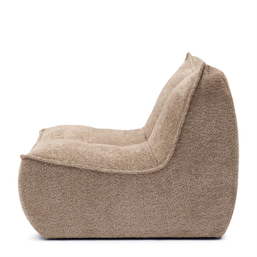 Silla decorativa de nogal suave