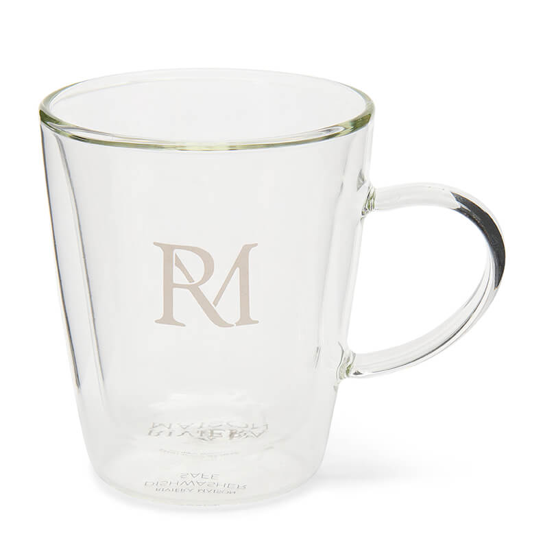 RM Verre monogramme de monogramme à double mur m