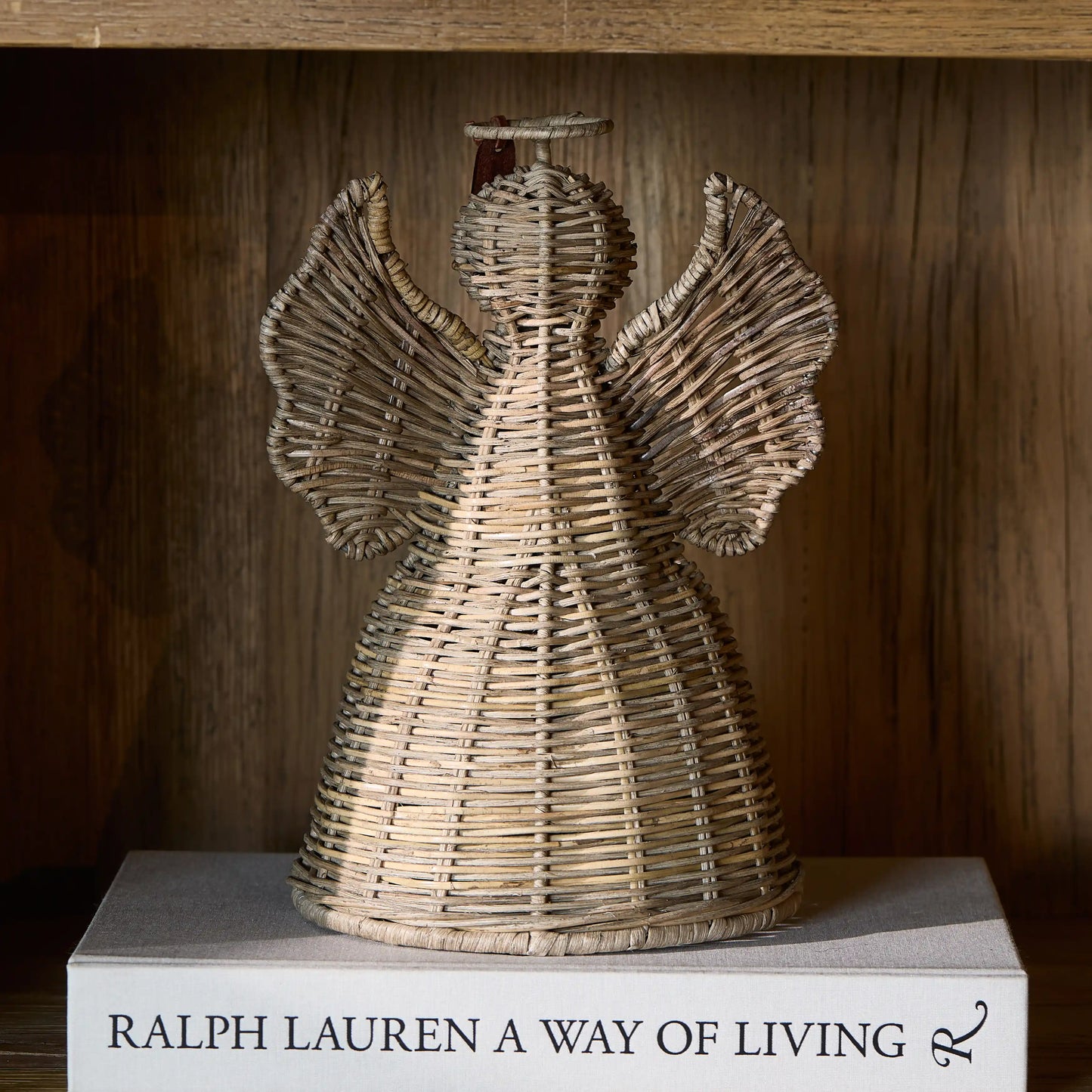 Rustic Rattan Lovely Angel Deco