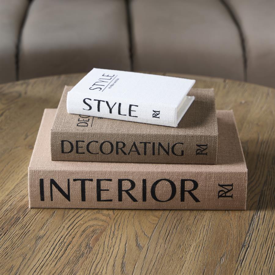 RM Interior Deko-Buch-Set, 3 Stück – Maison Leonie