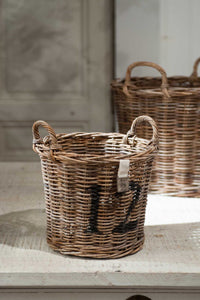 Rustic Rattan Planter (S) maisonleonie