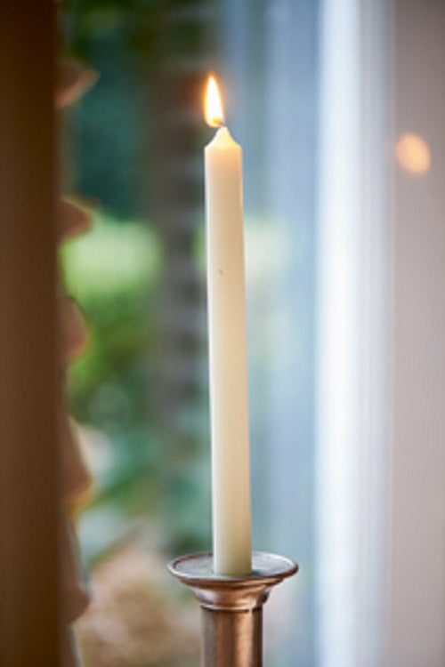 Dinner Candle off white 2x25 maisonleonie