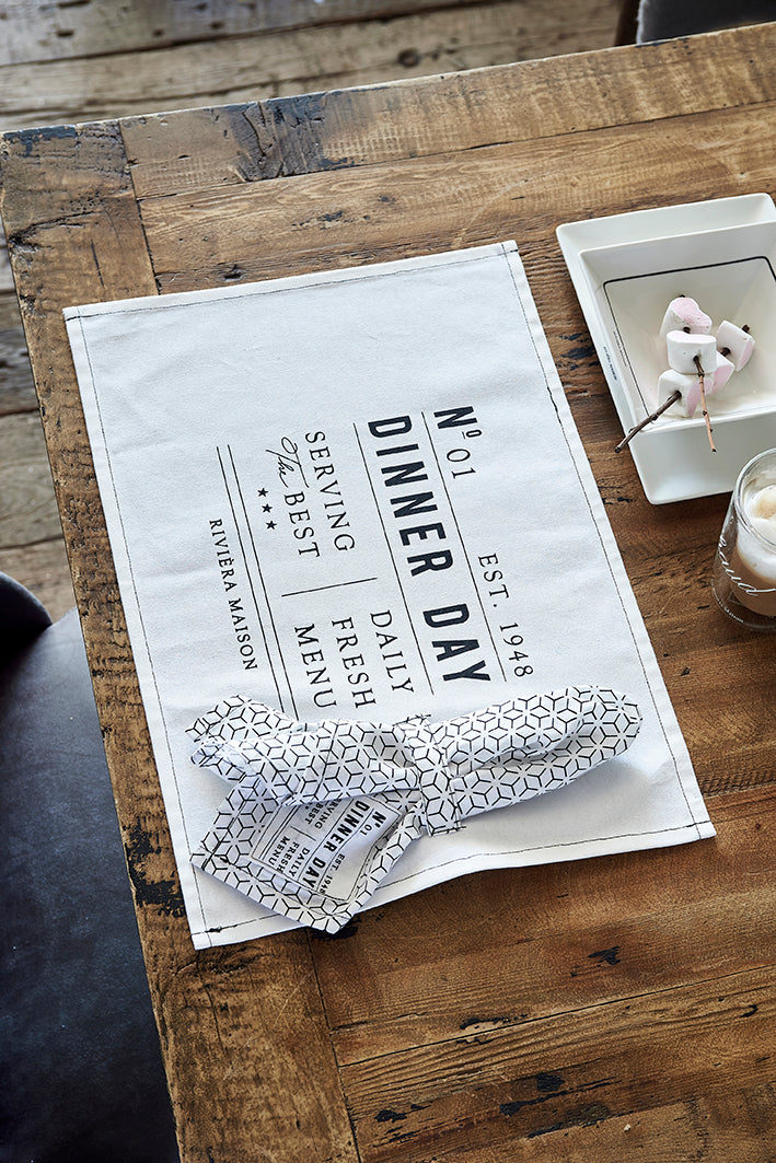 N'01 Dinner Placemat and Napkin maisonleonie