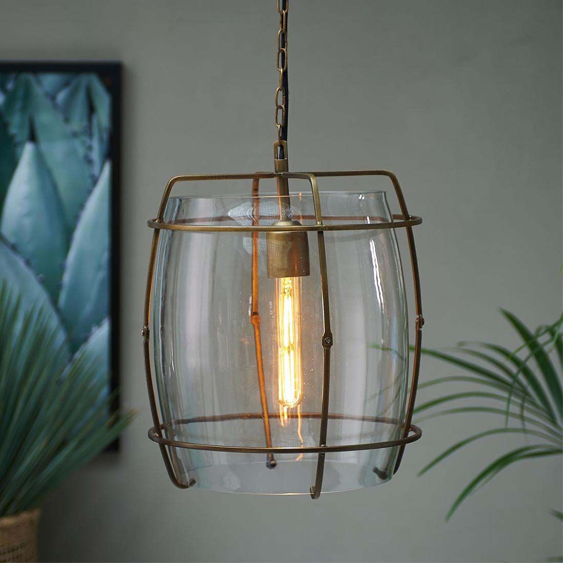 Brompton Cross Hanging Lamp