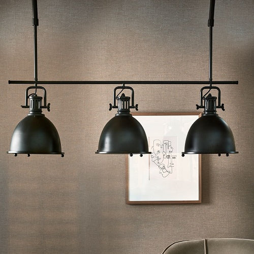 Harlem hängende Lampe schwarz – Maison Leonie