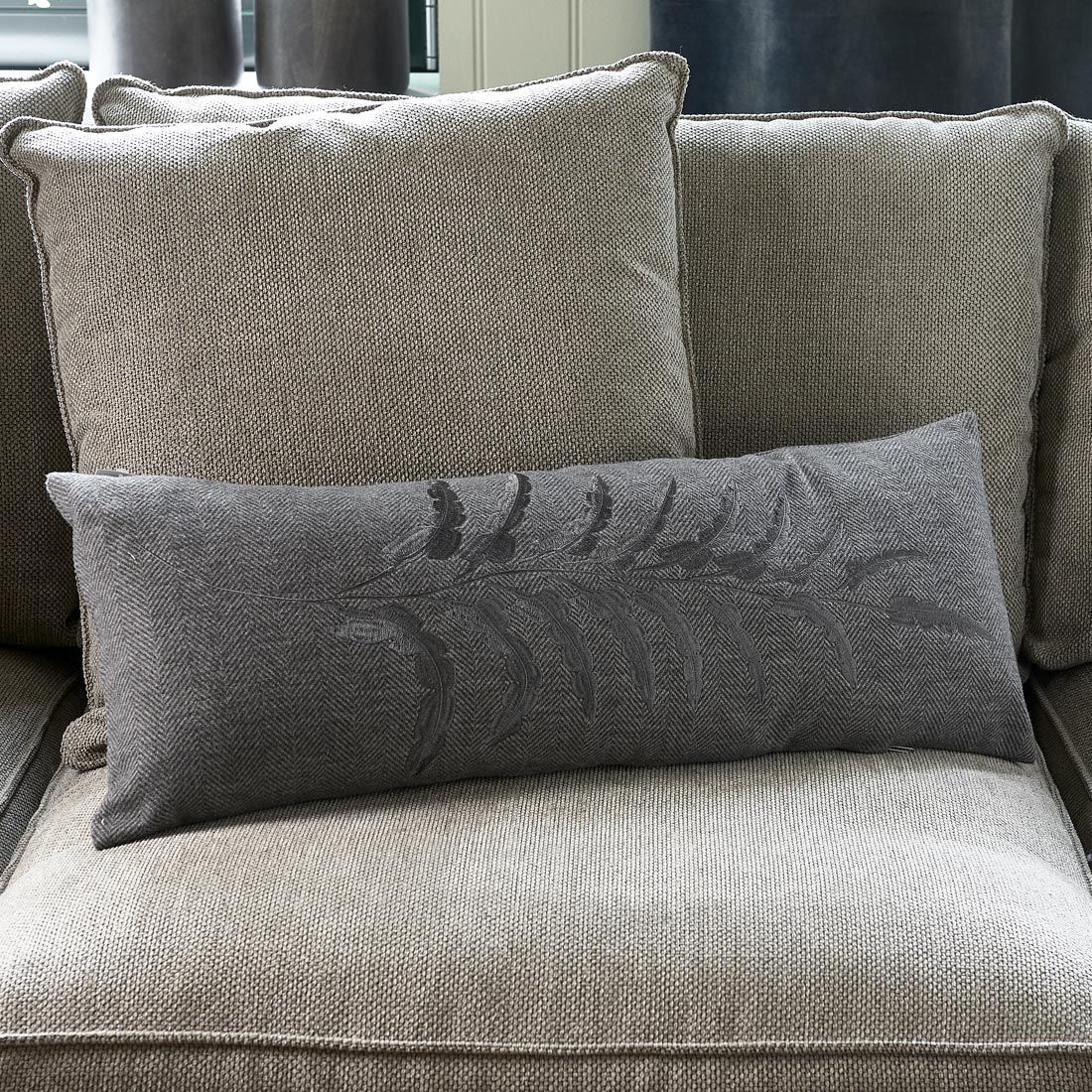 Glamping Long Fern Box Pillow 85x33