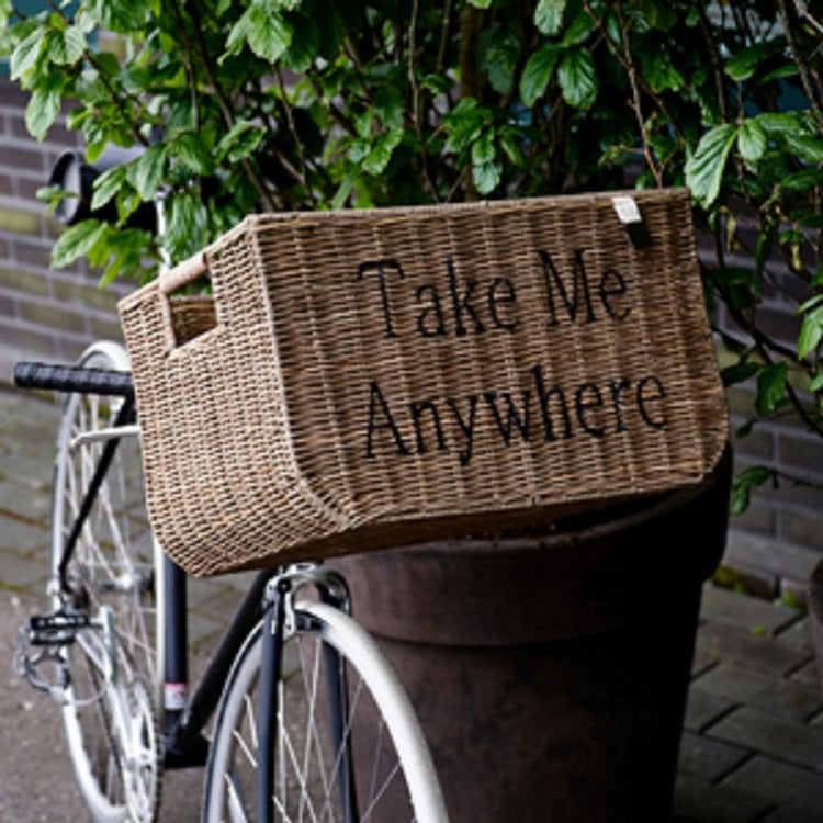 rattan korb für fahrrad RR Fahrradkorb bringen mich überall hin – Maison Leonie