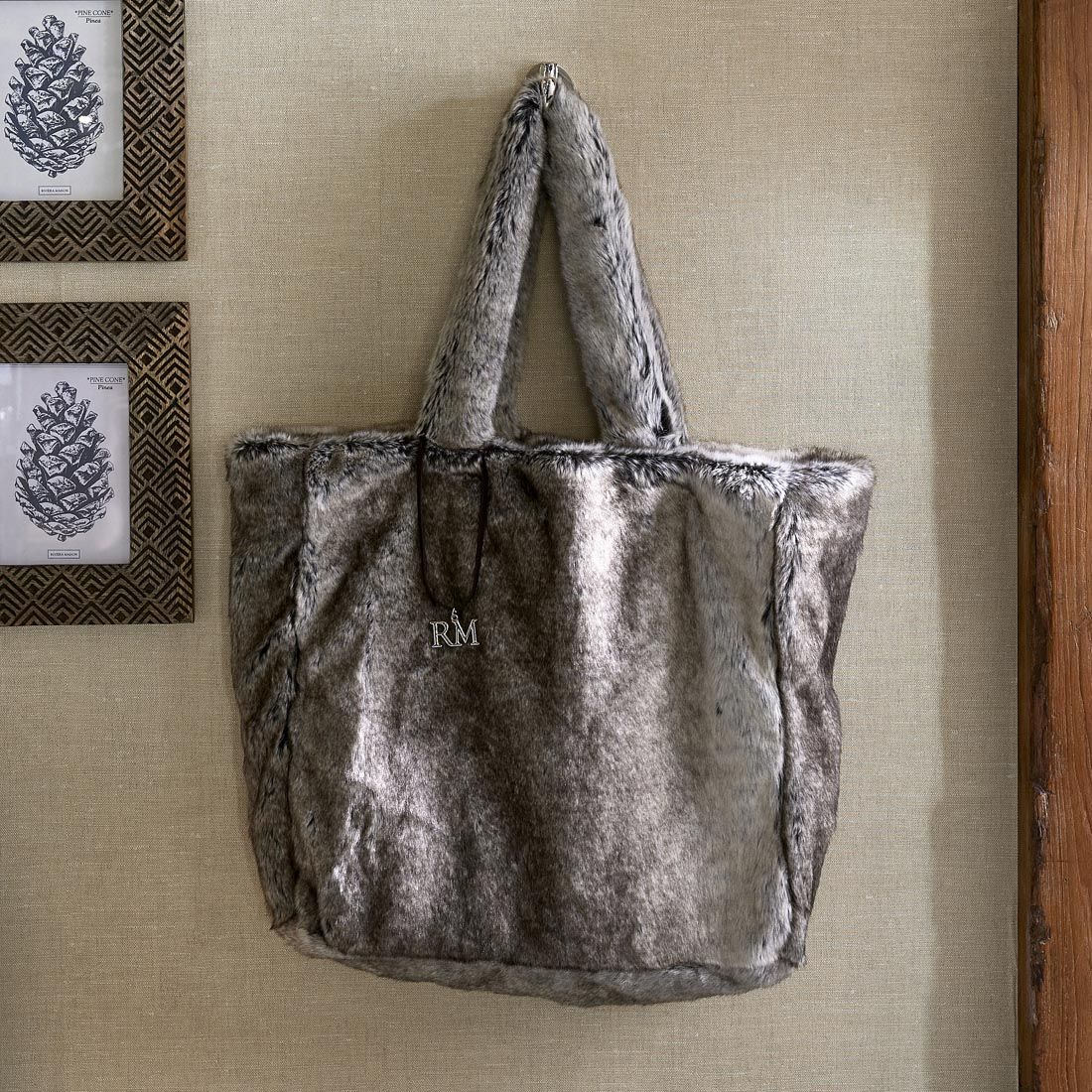 Fabulous Faux Fur Bag grey