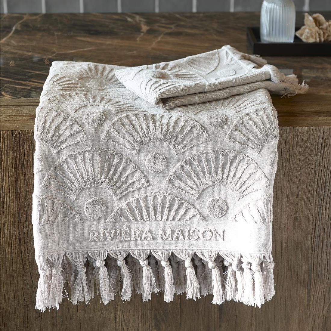 RM Wave Towel sand 140x70