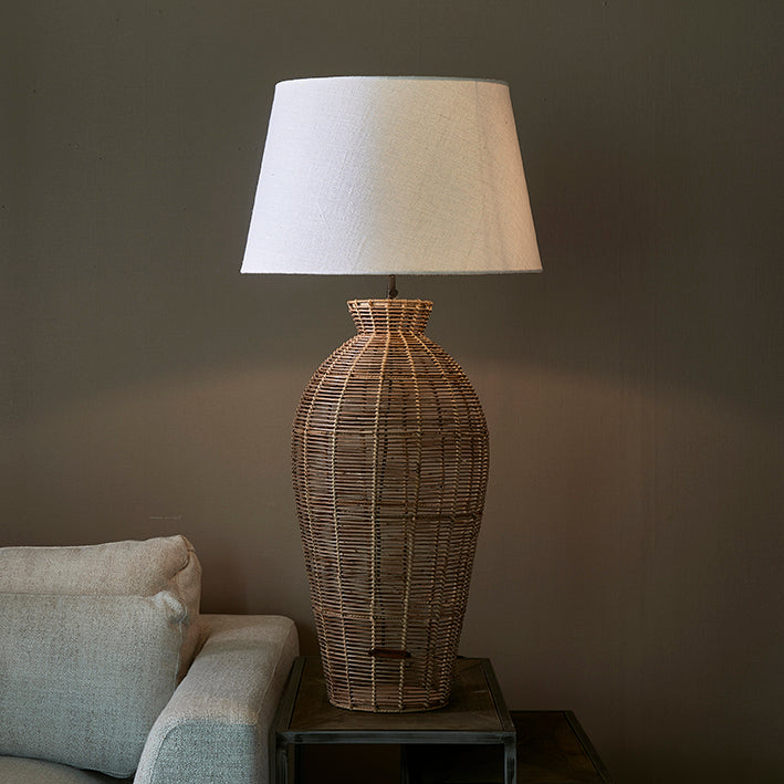 Classic Open Weave Lamp Base
