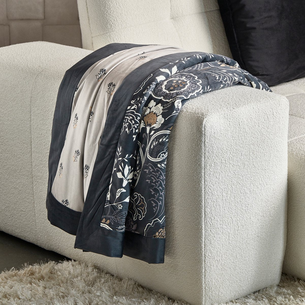 D'amour Clara Throw blue 170x130 maisonleonie