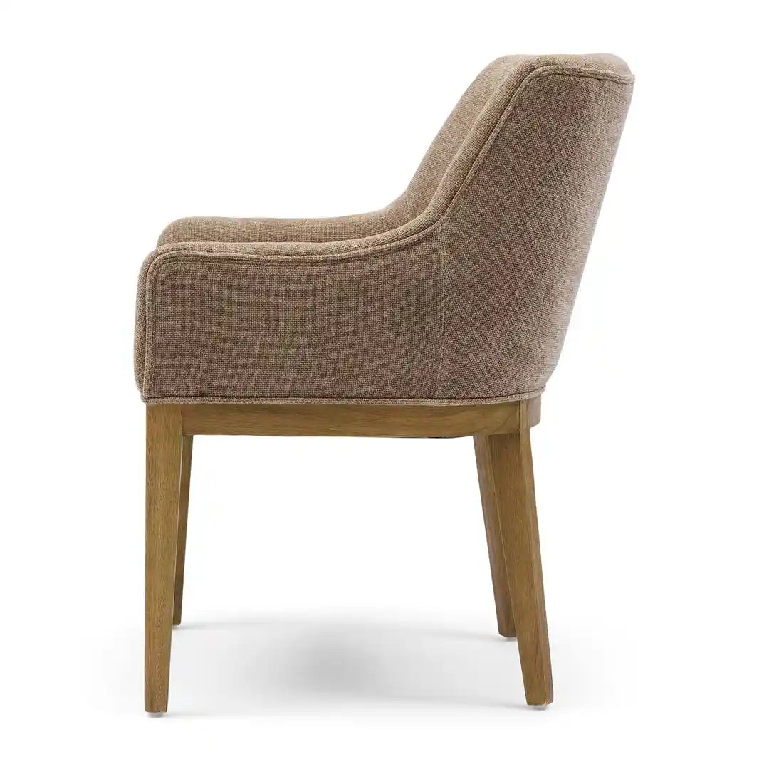Eetkamerstoel - Whistler Dining Armchair - Warm Mushroom