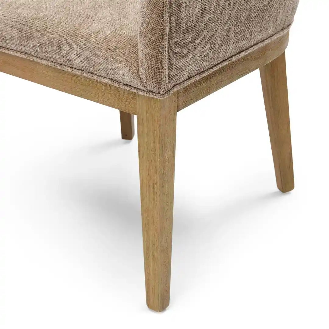 Eetkamerstoel - Whistler Dining Armchair - Warm Mushroom
