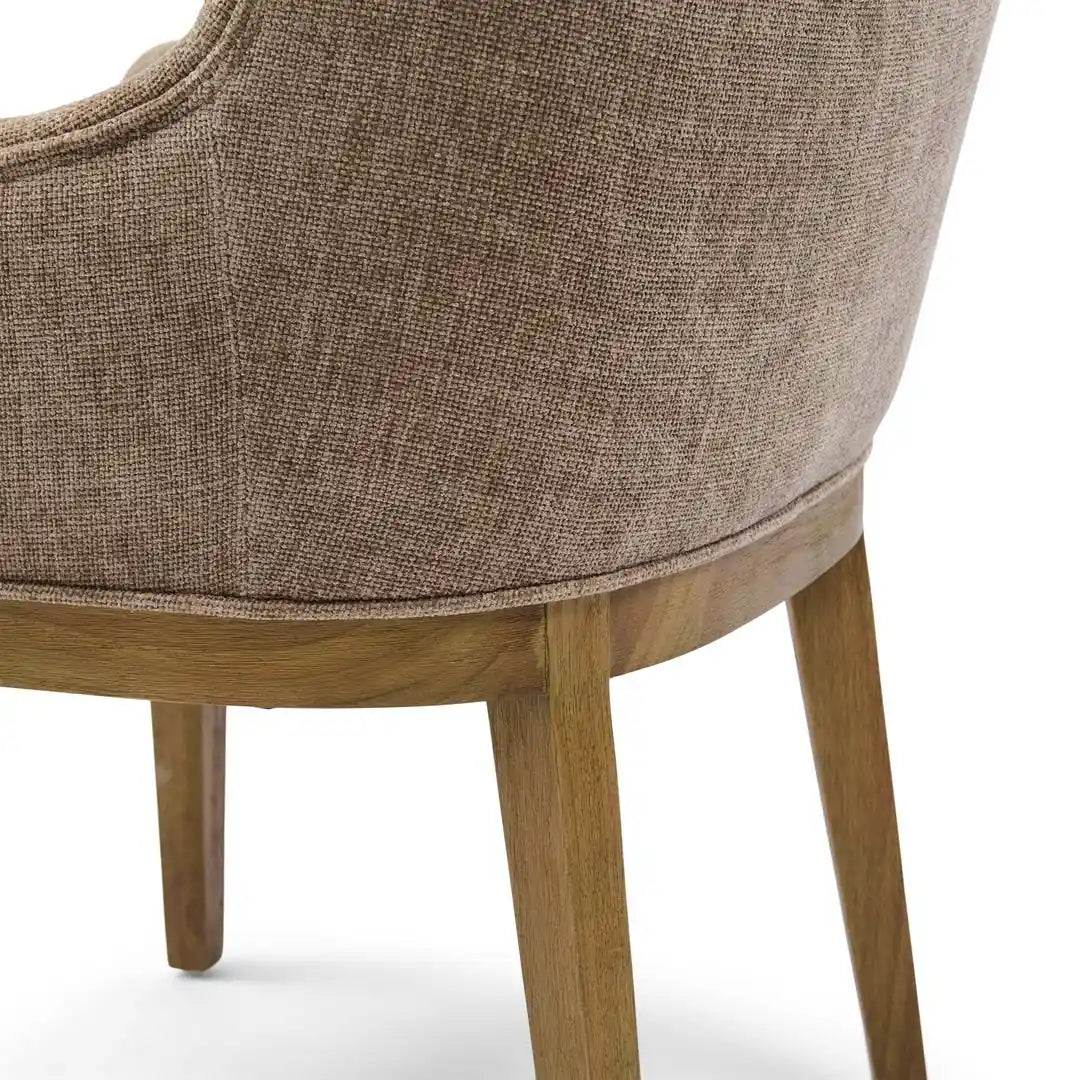 Eetkamerstoel - Whistler Dining Armchair - Warm Mushroom