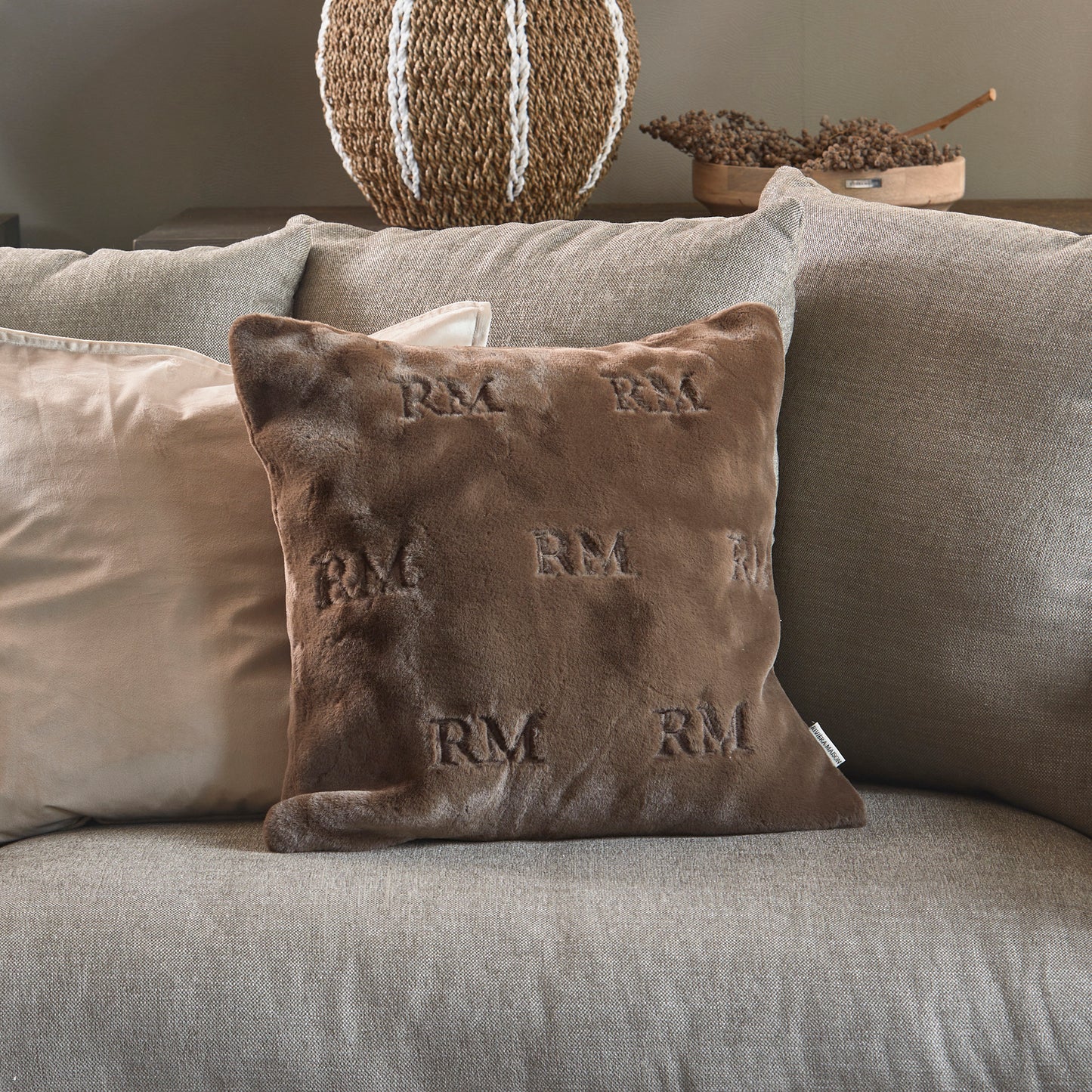 Montreal Faux Fur Pillow Cover 50x50 *NEW* Maison Leonie