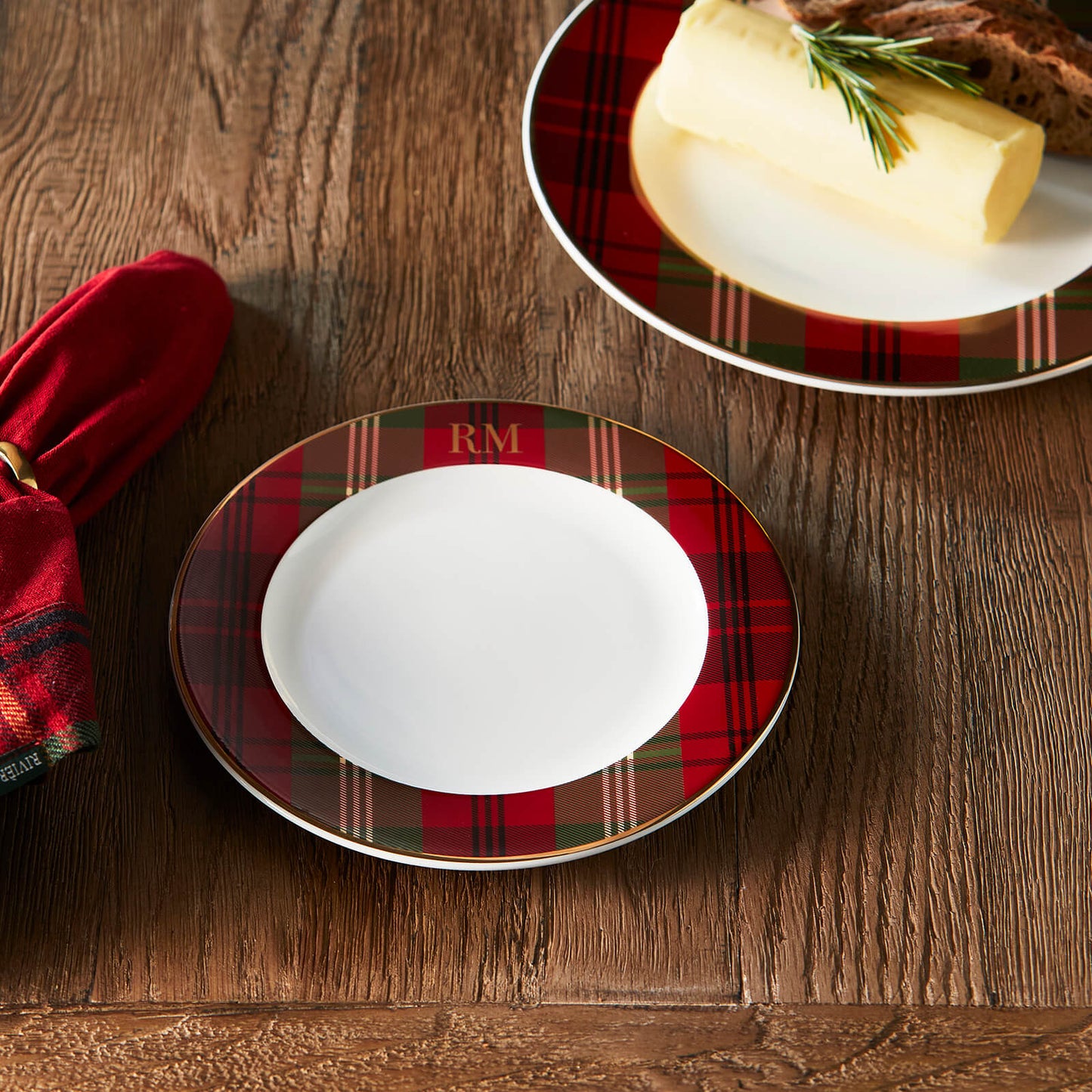 RM Classic Tartan Breakfast Plate