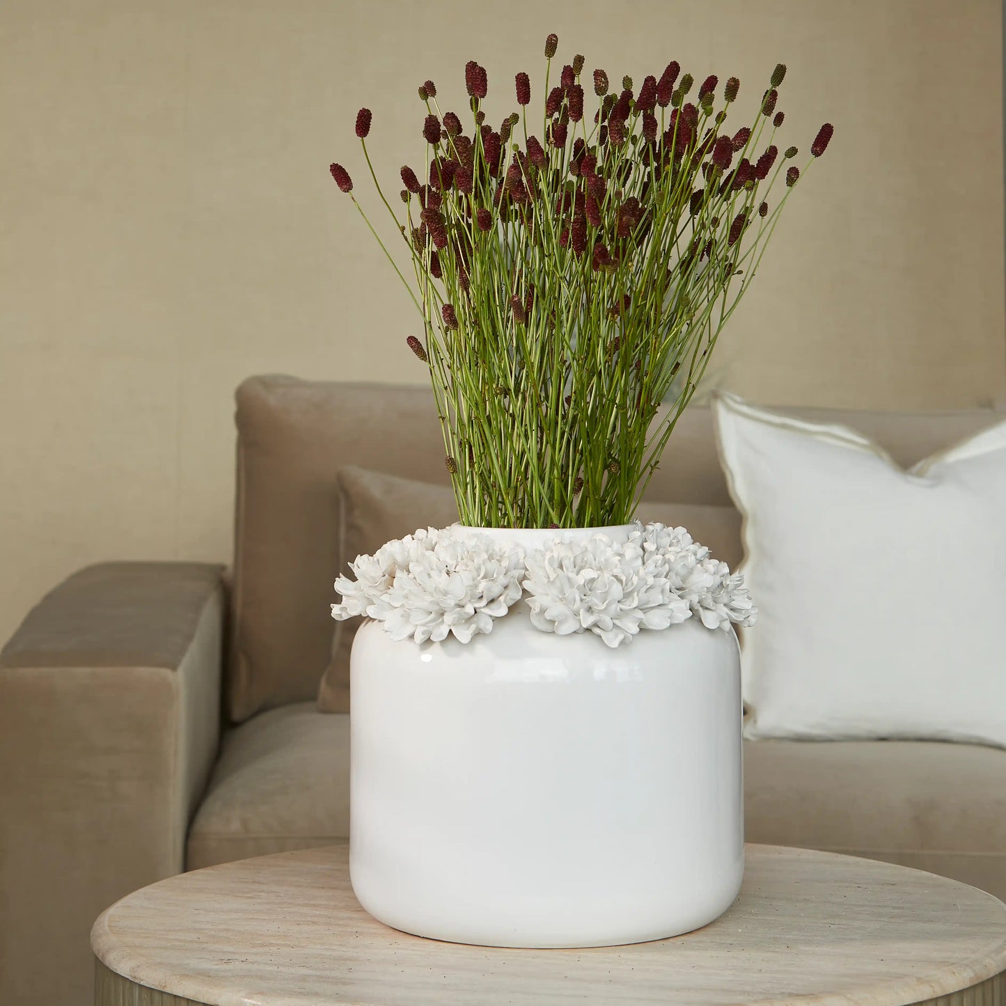 Flourishing Vase Low