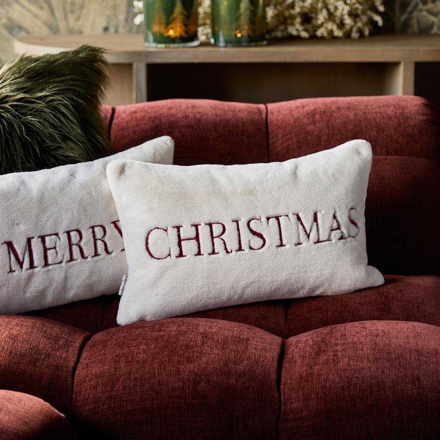 Housse de coussin Joyeux Noël 50x30