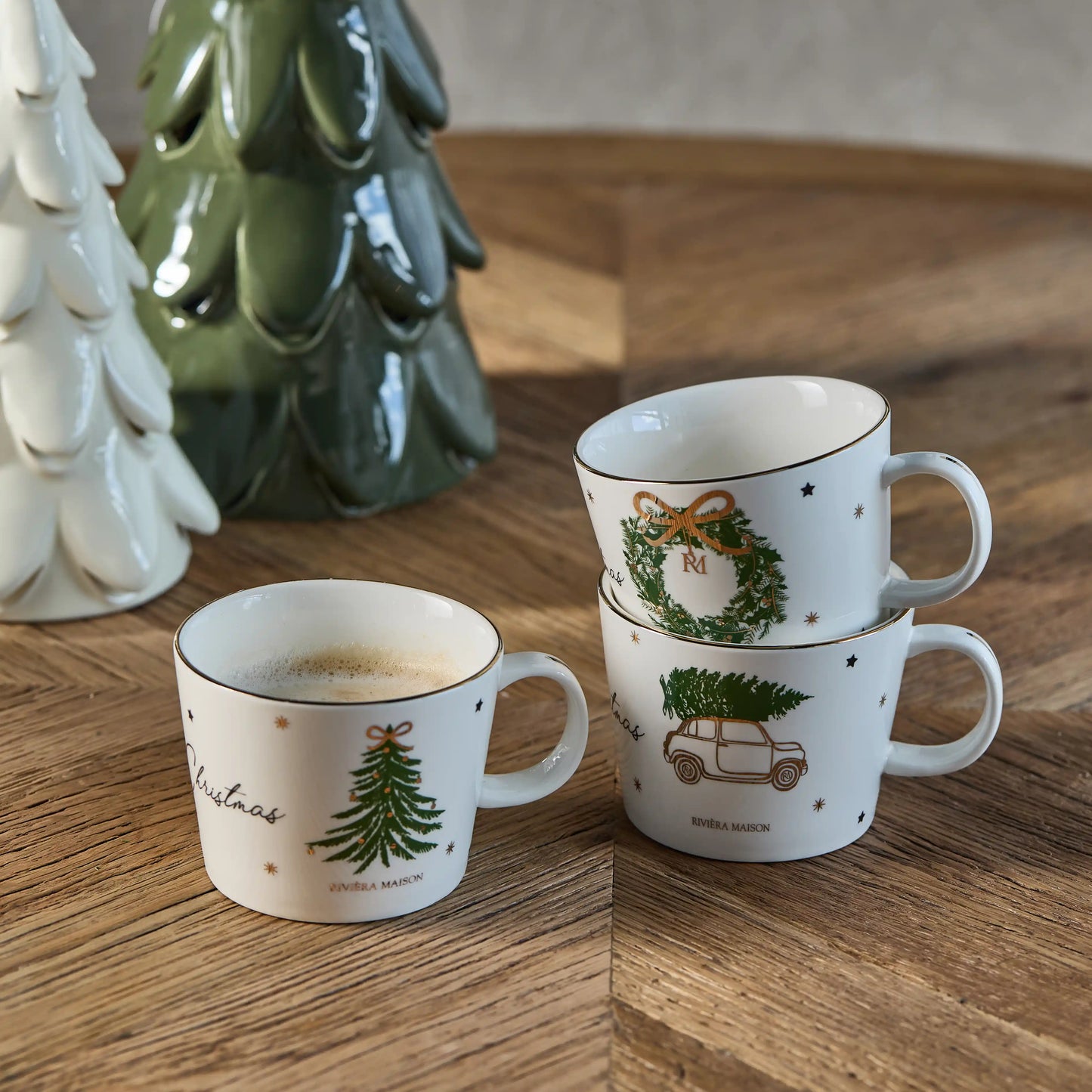 Joyful Christmas Mug Set of 3