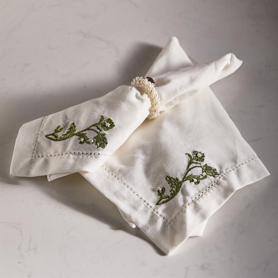 Pearl Flower Napkin 2 pieces