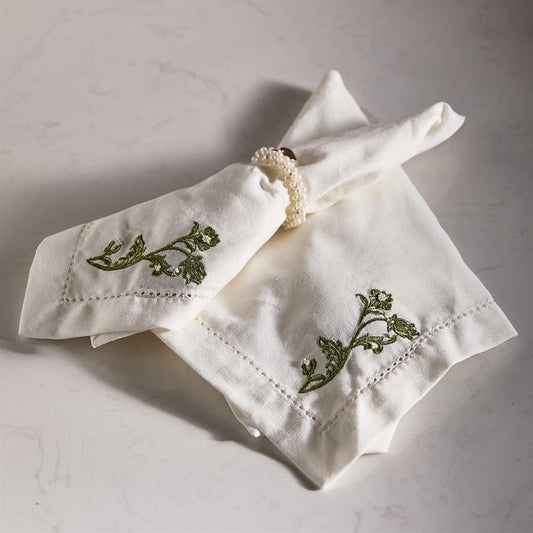 Pearl Flower Napkin 2 pieces
