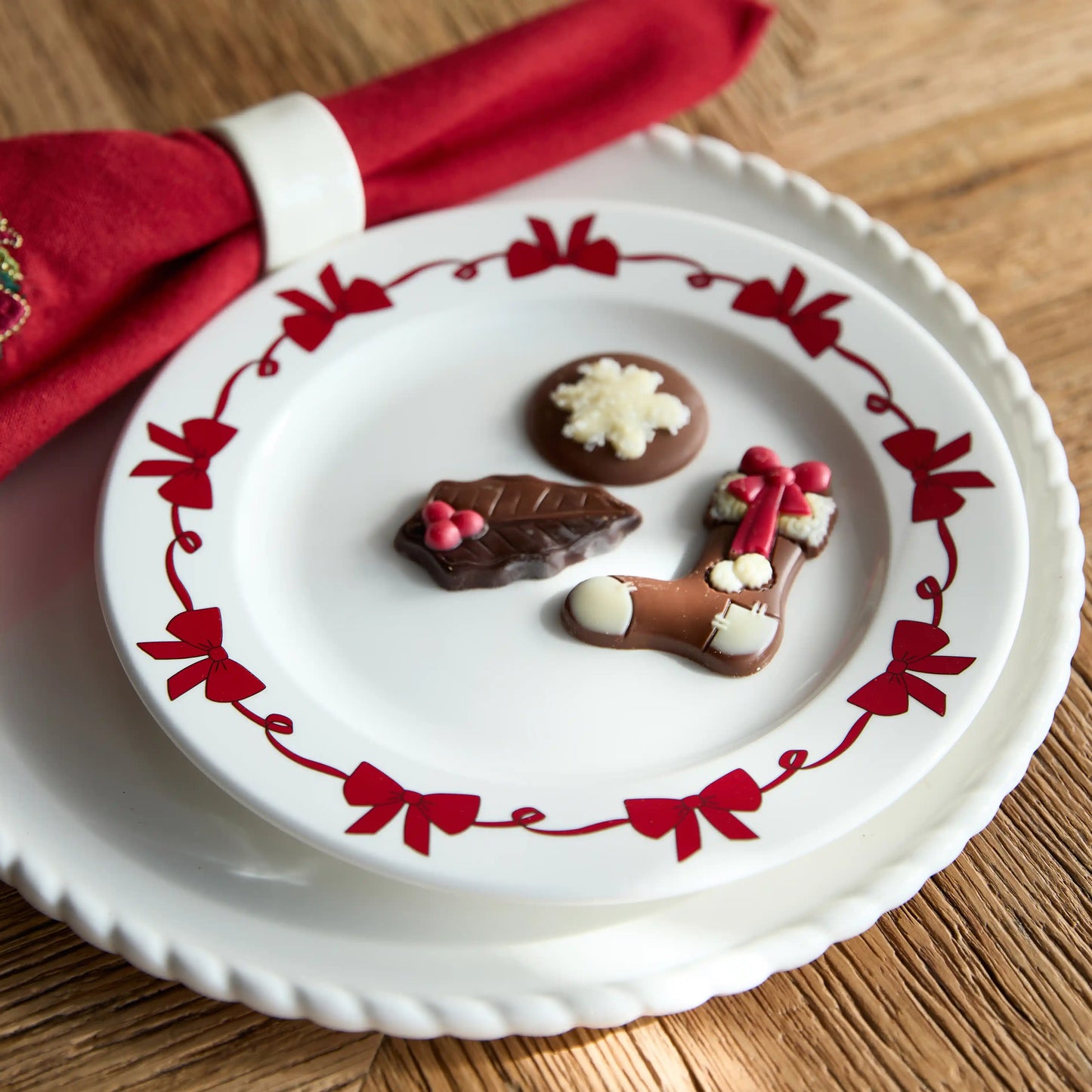 Blissful Bow Breakfast Plate