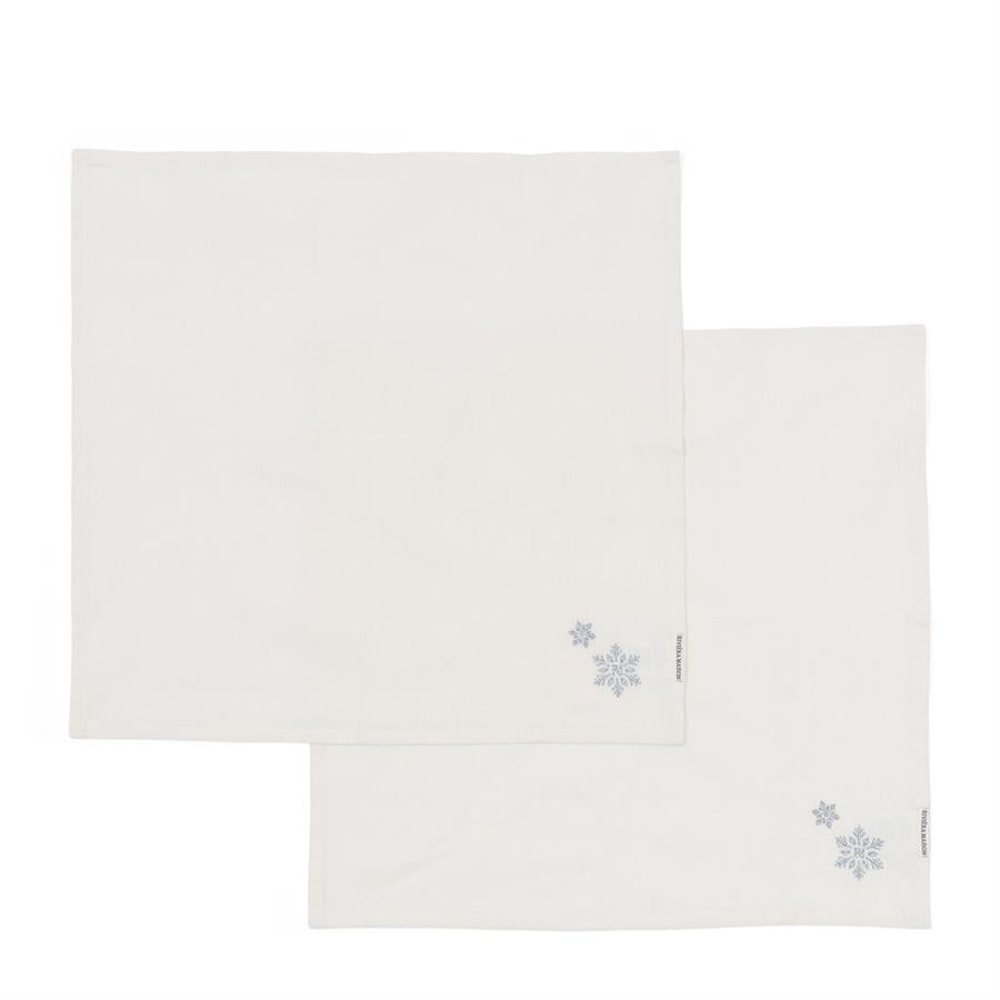 Aspen Snowflake Napkin Set Of 2pcs