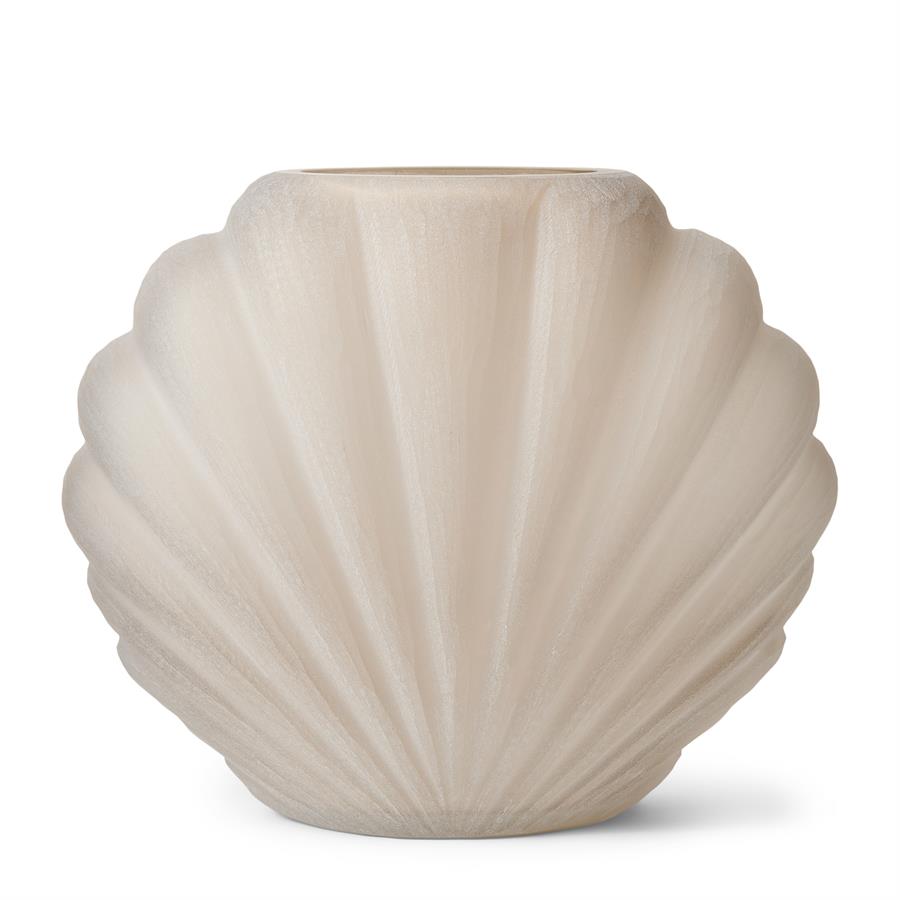 Vase Coquillage Givré L