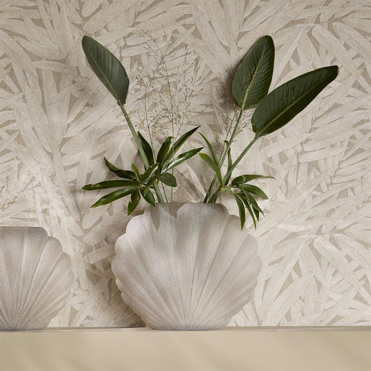 Frosted Shell Vase L