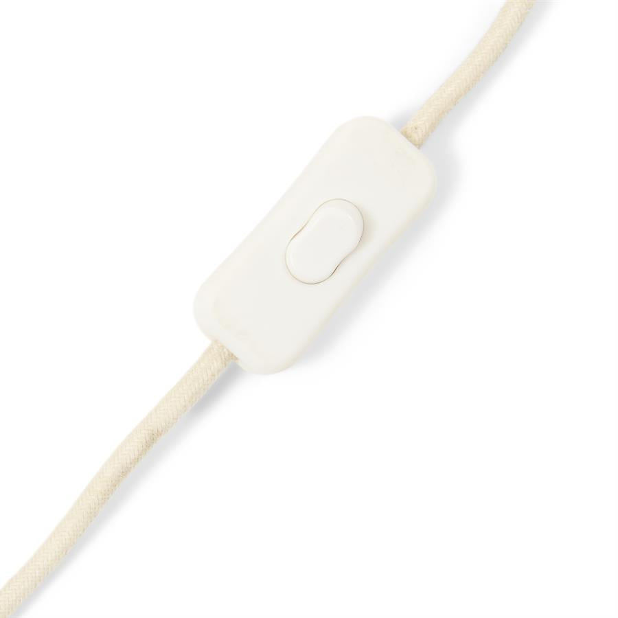 Lampe de table Nusa blanc cassé