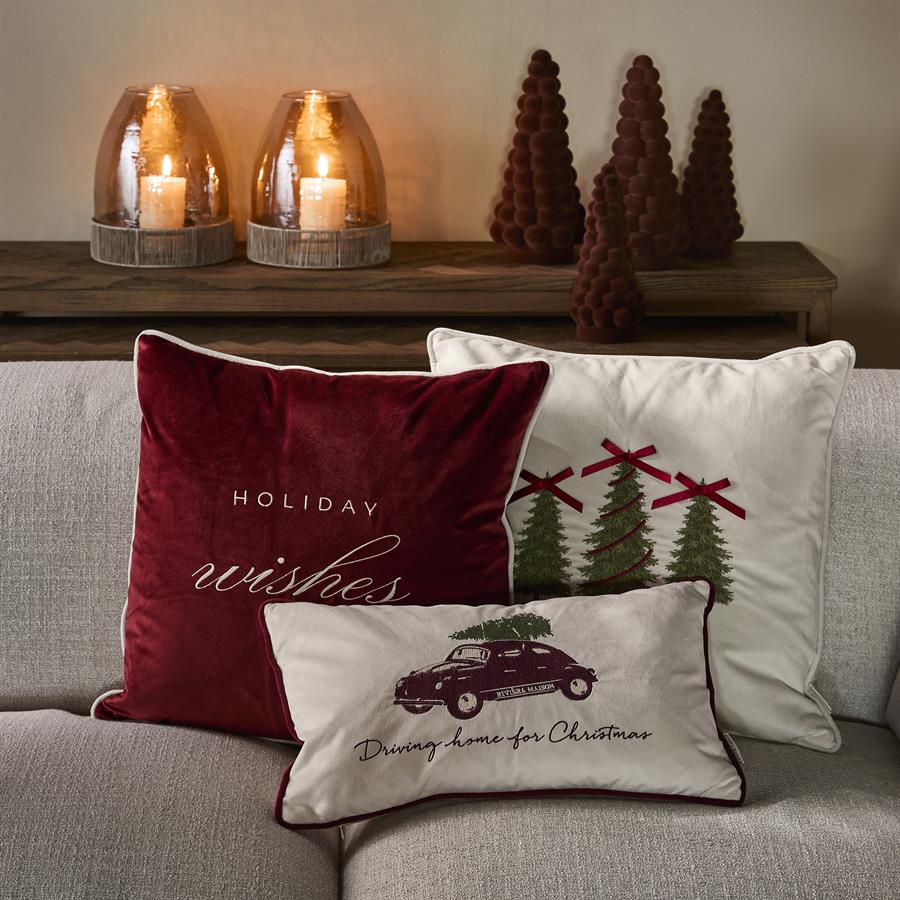 „Driving Home For Christmas“-Kissen 50x30