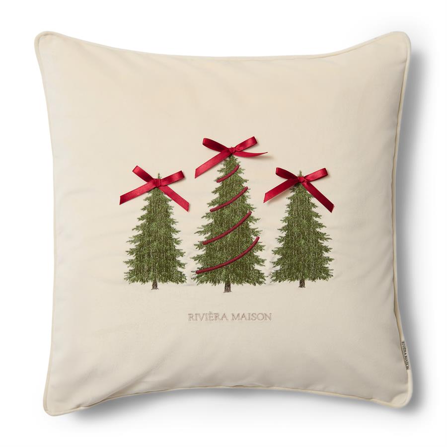 Almohada de árboles de Navidad festivos 50x50