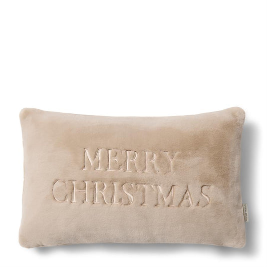 Merry Christmas Faux Fur Pillow 50x30