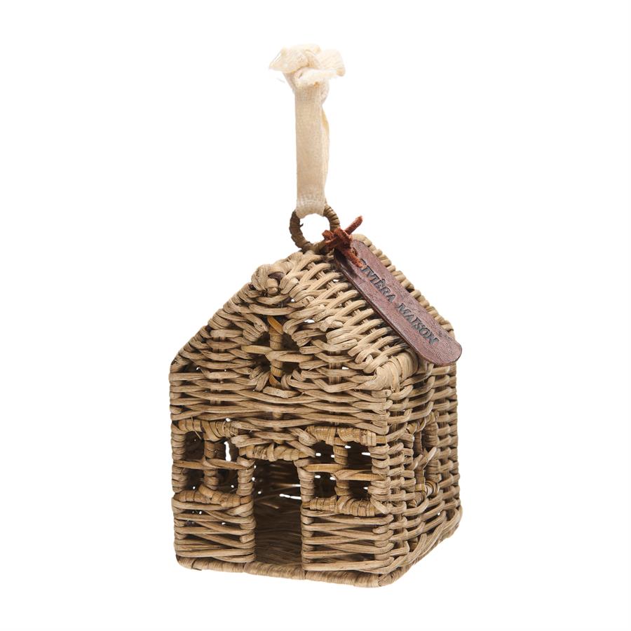 Rustic Rattan House Ornament