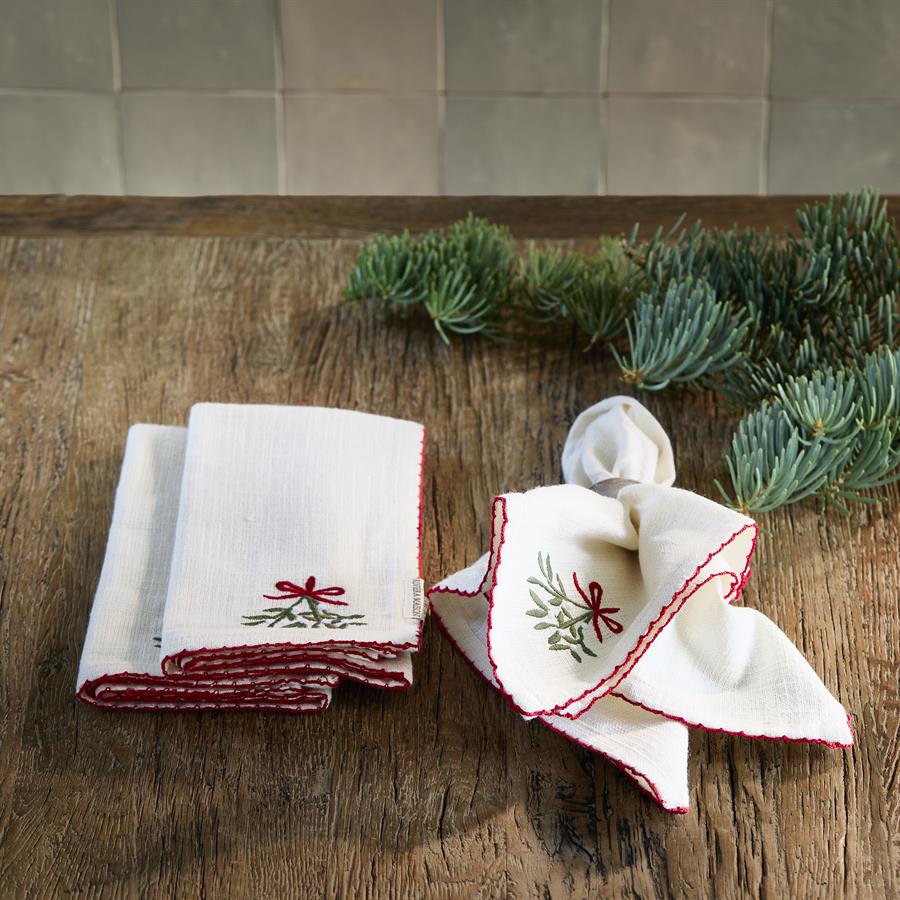 Mistletoe Charm Napkin 4 Pieces