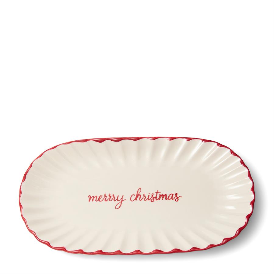 Merry Christmas Serving Plate