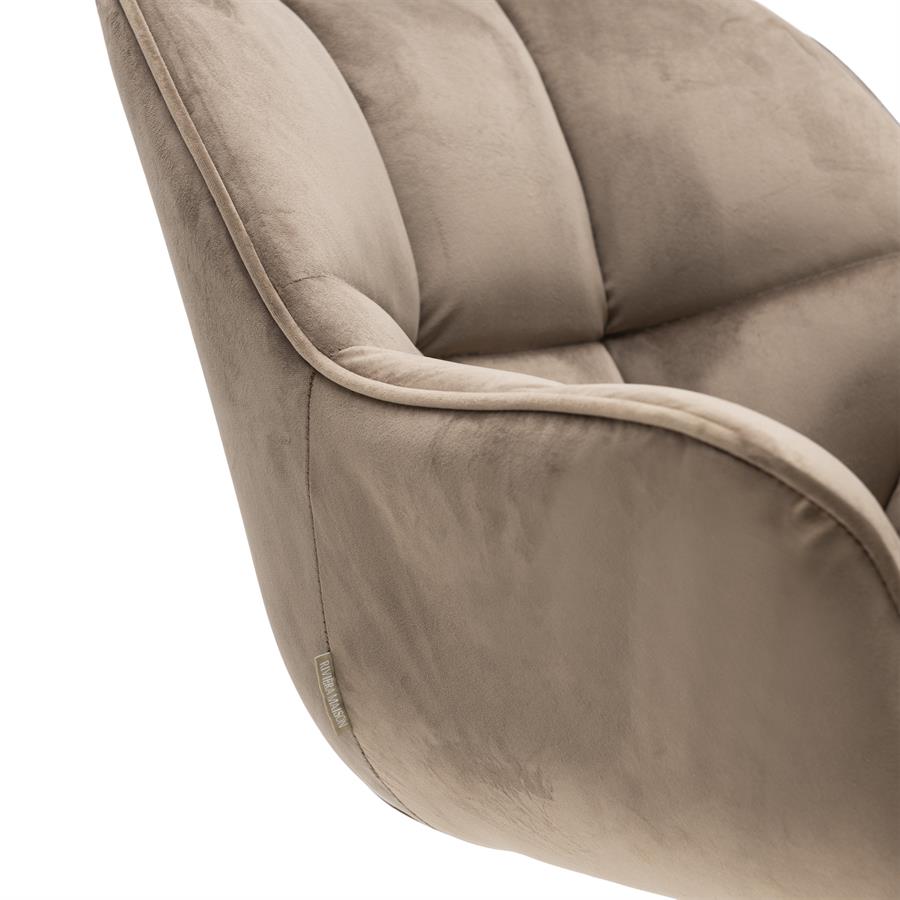 Silla - Sillón de Comedor Carnaby - Pata Giratoria - Antracita (copia)