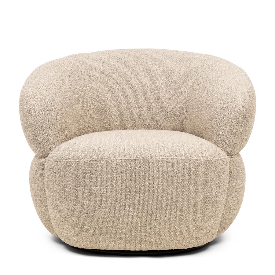 Fauteuil - San Remo Armchair - Swivel - Natural Grey