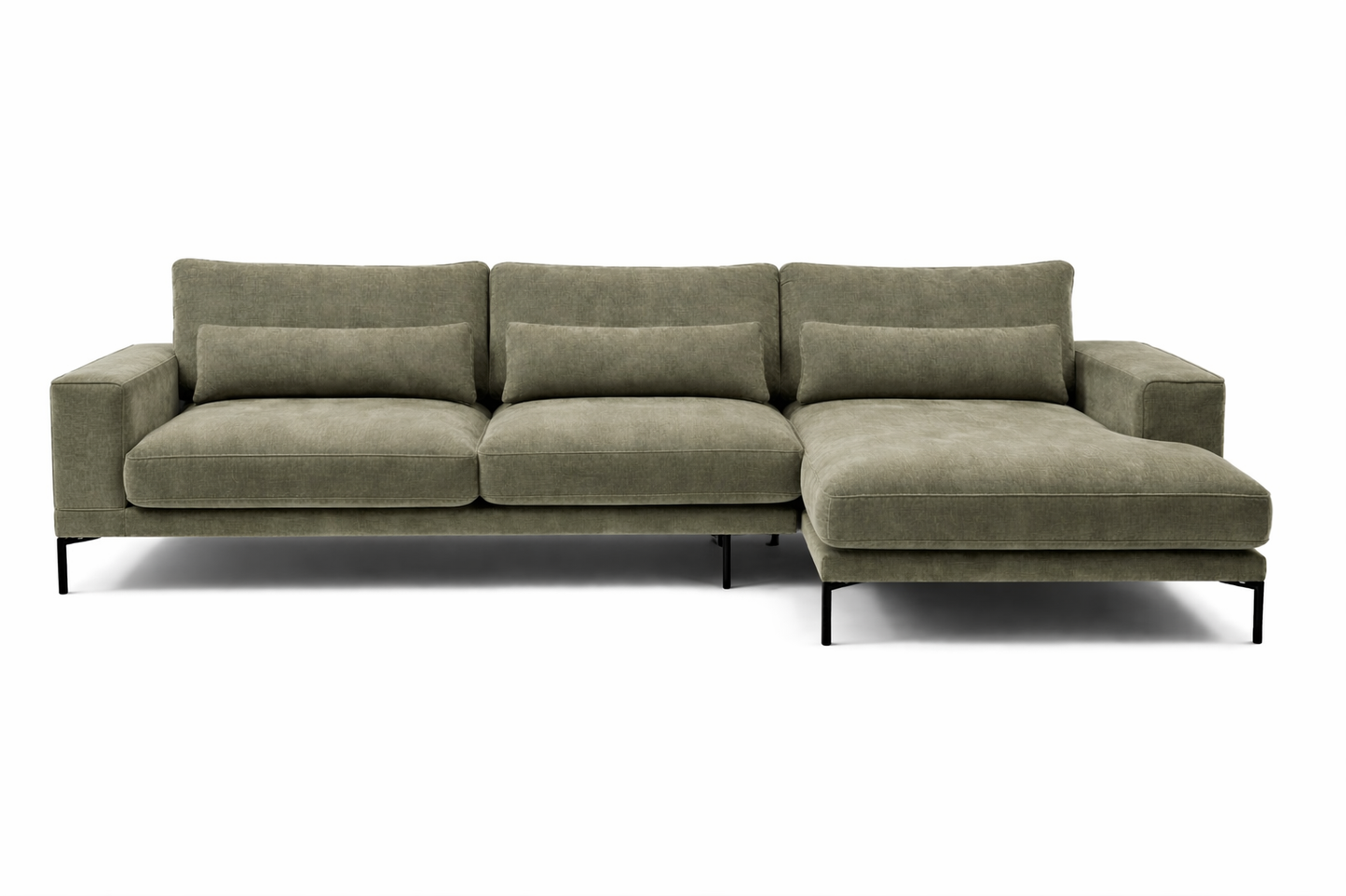 Bowie Club Sofa 3-delige set Real Olive