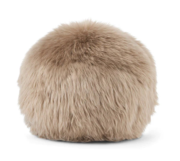 Angelite Cushion Long Wool - Taupe / D25 cm