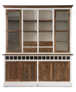 Driftwood Cabinet w winerack Double maisonleonie