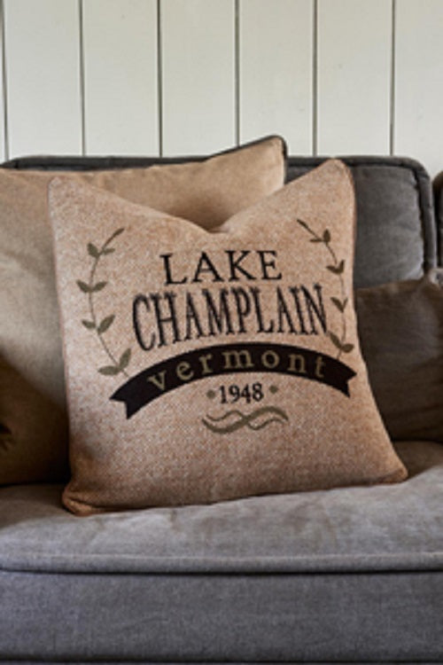 Lake Champlain Herringbone Pillow Cover 50x50 maisonleonie