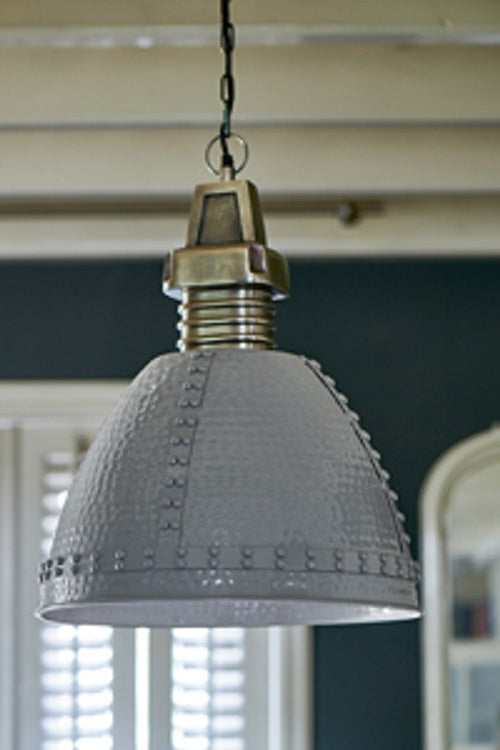 Baltimore Hanging Lamp grey (M) maisonleonie