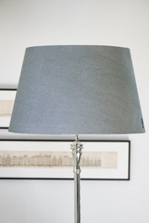 Classic Linen Lampshade grey 42x55