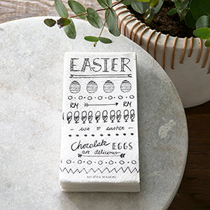 Paper Napkin Happy Easter