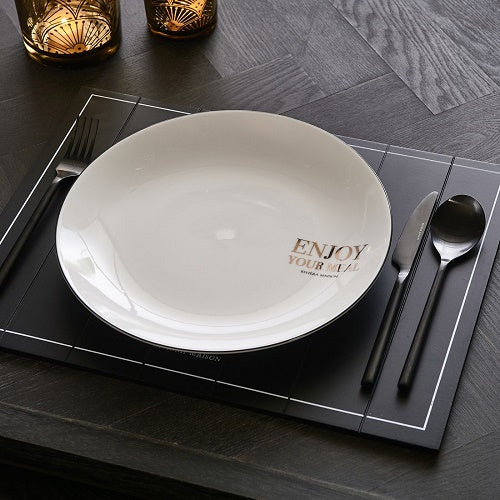 Enjoy Your Meal Dinner Plate