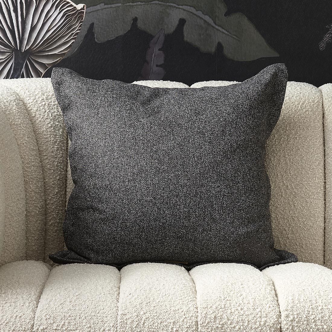 Rugged Luxe Pillow Cover 50x50 grey