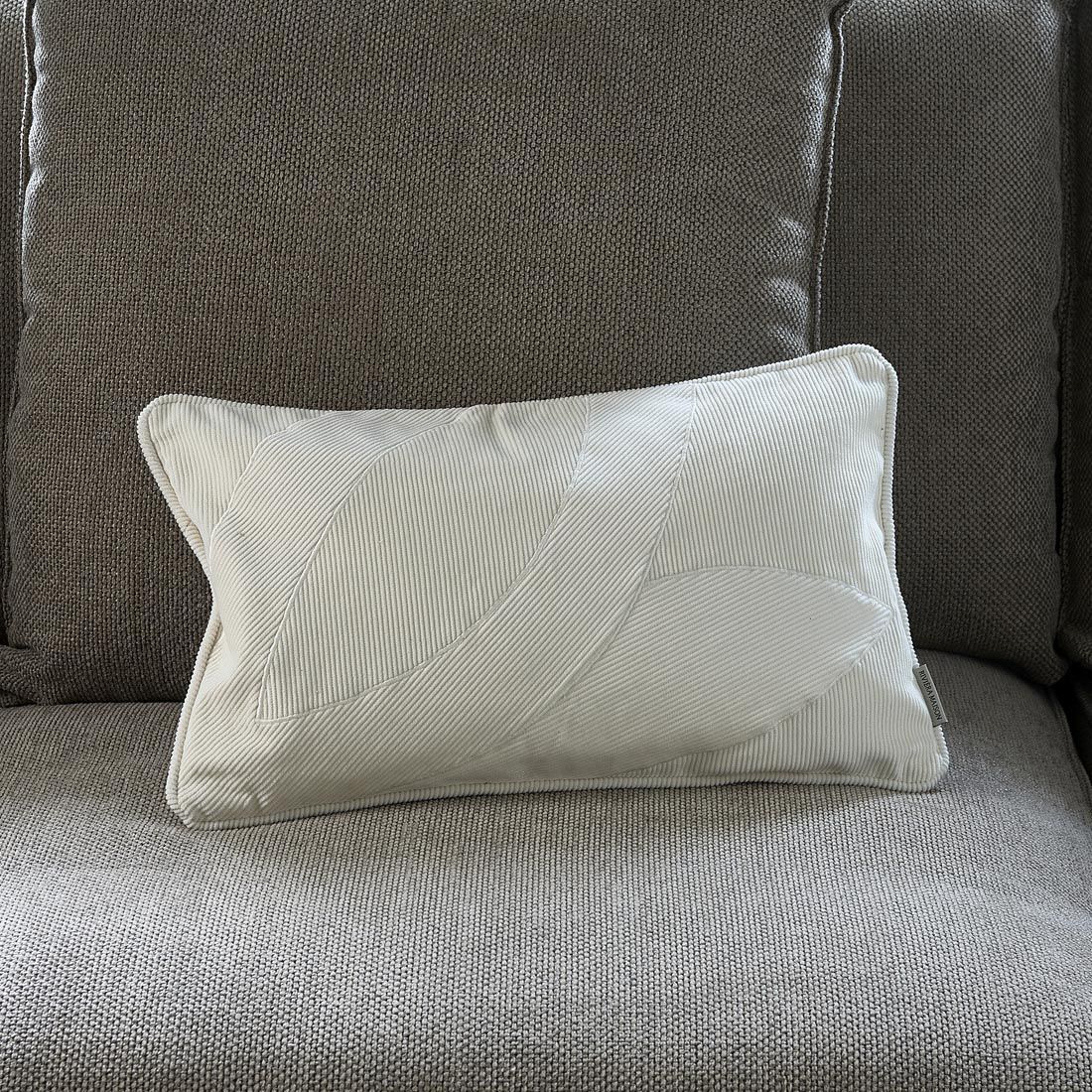 Purity Rib Leave Pillow Cover 50x30