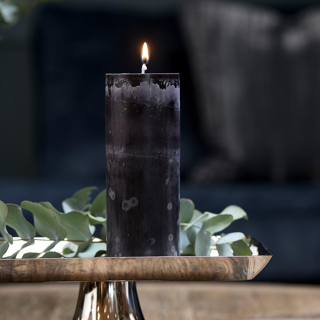 Pillar Candle ECO black 7x18